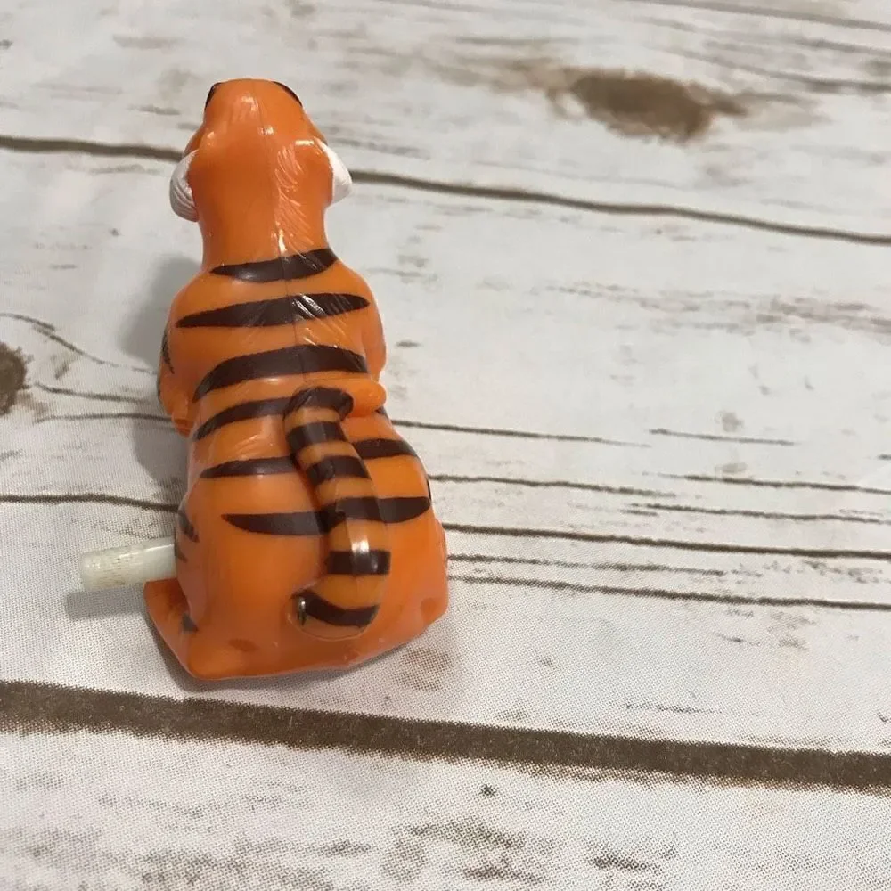D Vintage Disney‎ Plastic Wind Up Jungle Book Shere Khan Tiger Toy